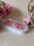 Pink Cat Eye Sunglasses | Coquette Y2K Retro Aesthetic