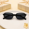 HA TinyTrends Vintage Oval & Rectangular Sunglasses | Aesthetic UV Protection Eyewear