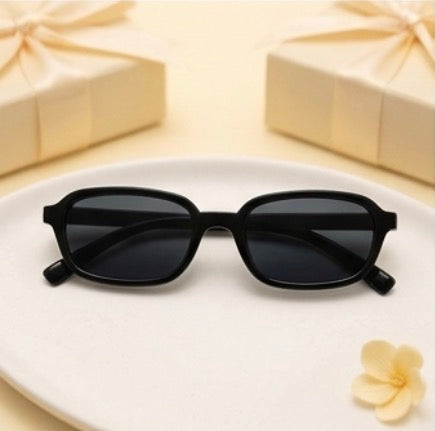 HA TinyTrends Vintage Oval & Rectangular Sunglasses | Aesthetic UV Protection Eyewear