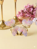 Dreamy Cotton Candy Butterfly Hair Clips