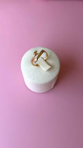 Gold Hug Ring – Dainty Adjustable Embracing Hands Ring | Minimalist Gold Tone Love Ring for Women & Girls
