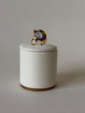 Unicorn Enamel Ring for Girls – Rainbow Unicorn Gold Tone Adjustable Ring | Kids Fantasy Jewellery Gift