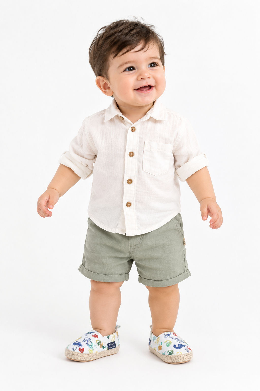 dinosaur Baby Boy Shoes | 6–12 Months