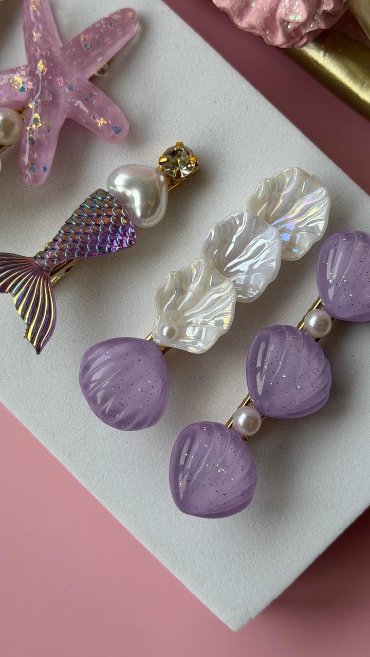 Ocean Hair Clips Set