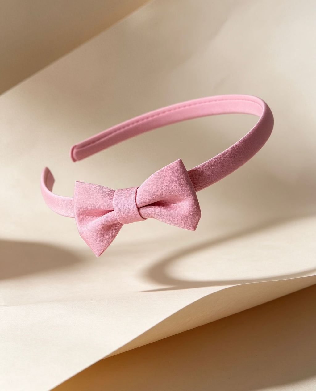 Pastel Pink Bow Headband