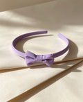 Pastel Lavender Bow Headband
