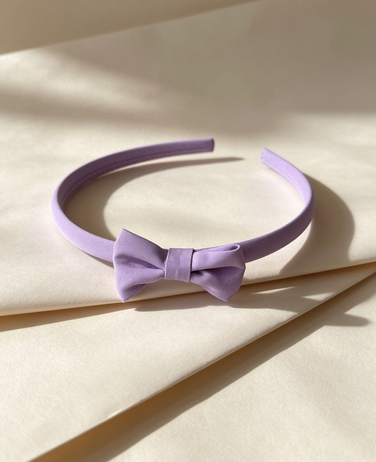 Pastel Lavender Bow Headband