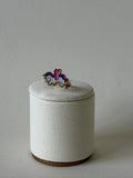 Running Unicorn Enamel Ring for Girls – Purple & Pink Heart Gold Tone Kids Ring | Magical Fantasy Jewellery Gift