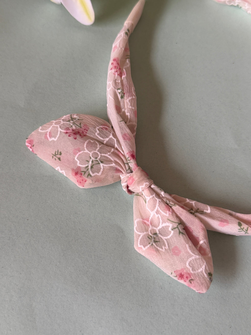 Floral Bow Headband