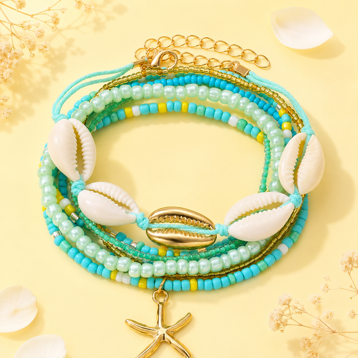 Ocean Wave Beaded Bracelet