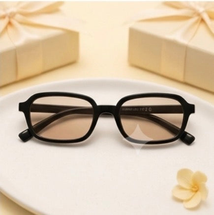 HA TinyTrends Vintage Oval & Rectangular Sunglasses | Aesthetic UV Protection Eyewear