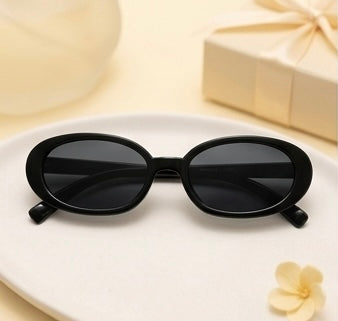 HA TinyTrends Vintage Oval & Rectangular Sunglasses | Aesthetic UV Protection Eyewear