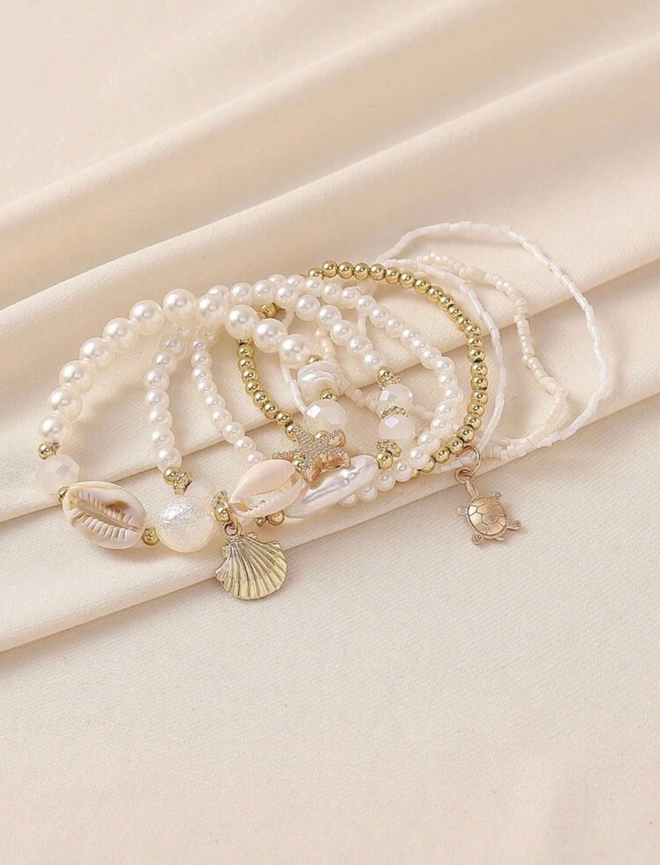 Ocean Wave Beaded Bracelet