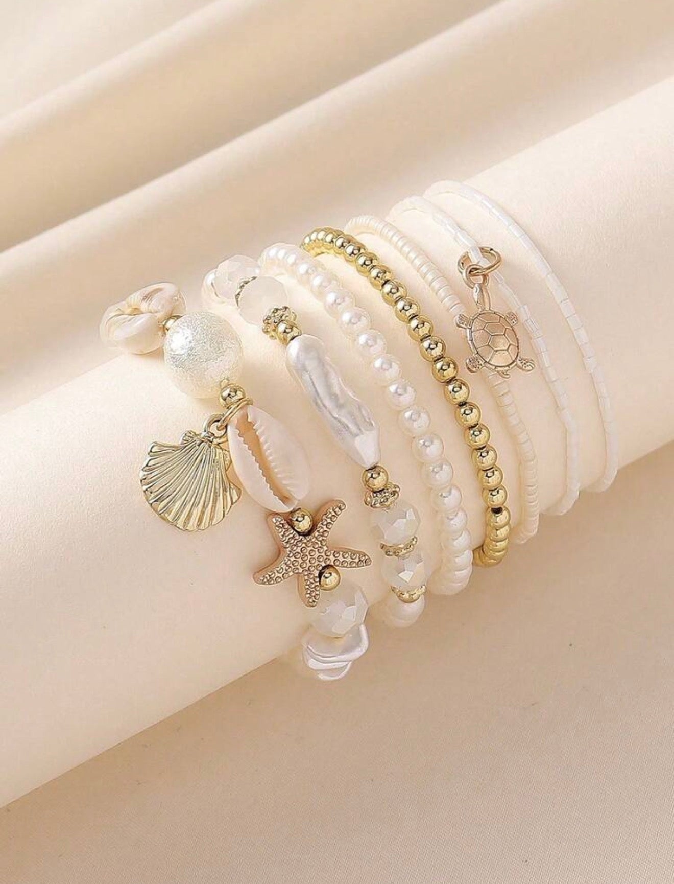 Ocean Wave Beaded Bracelet