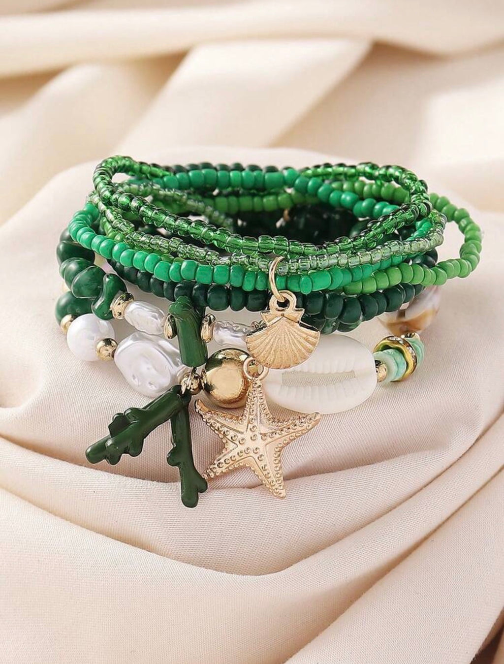 Ocean Wave Beaded Bracelet