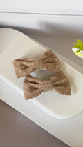 Mocha Cross Bows
