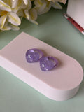 Lavender Glitter Butterfly Hair Ties