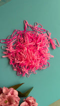 Mini Rubber Hair Bands – Pink