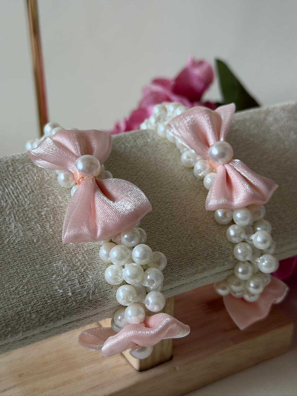 Pearl Bow Bracelets