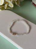 Crystal Clear Beaded Bracelet