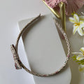 Vintage Floral Gingham Headband