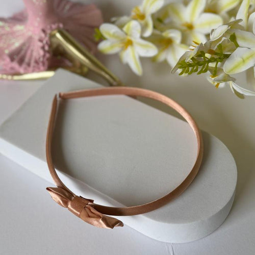 Champagne Bow Headband