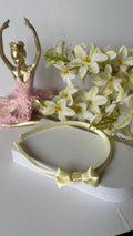 Buttercup Satin Bow Headband