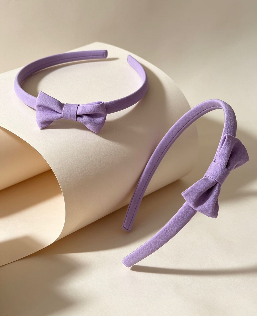 Pastel Lavender Bow Headband
