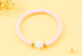 Pastel Beaded Star Bracelet Set|Seed Bead Bracelets with Gold Accents & Mother-of-Pearl Stars