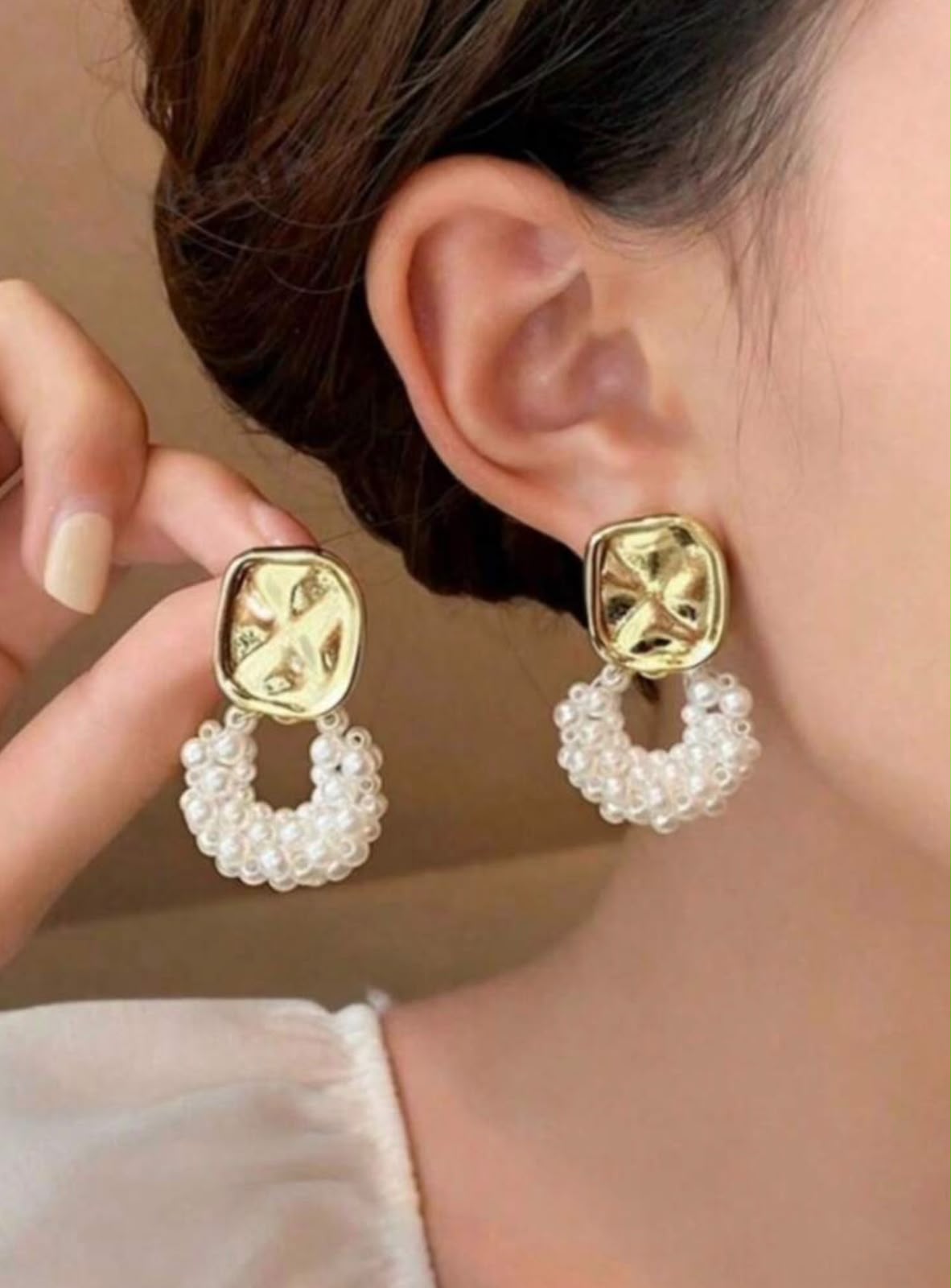 Statement Earring Collection – Mixed Metal &Pearl