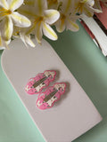 Bunny Duo Snap Hair Clips