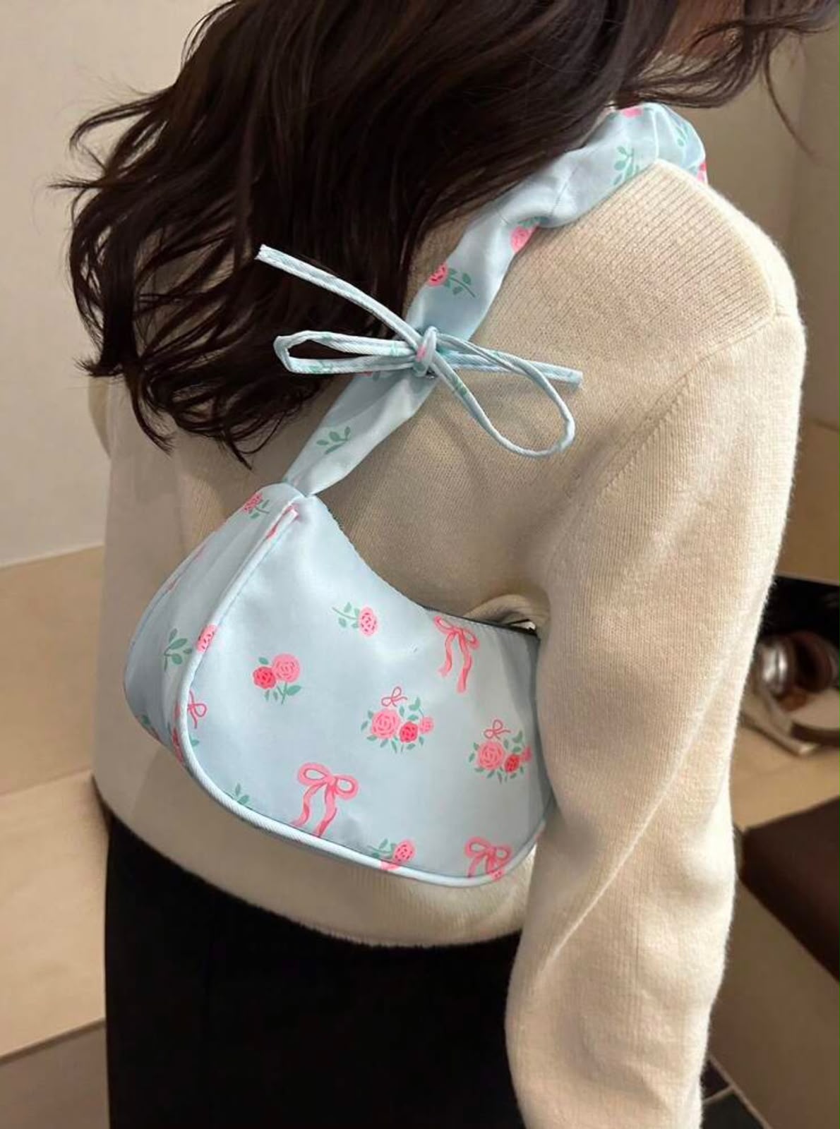 Nylon Drawstring Bag | Print Shoulder Bags
