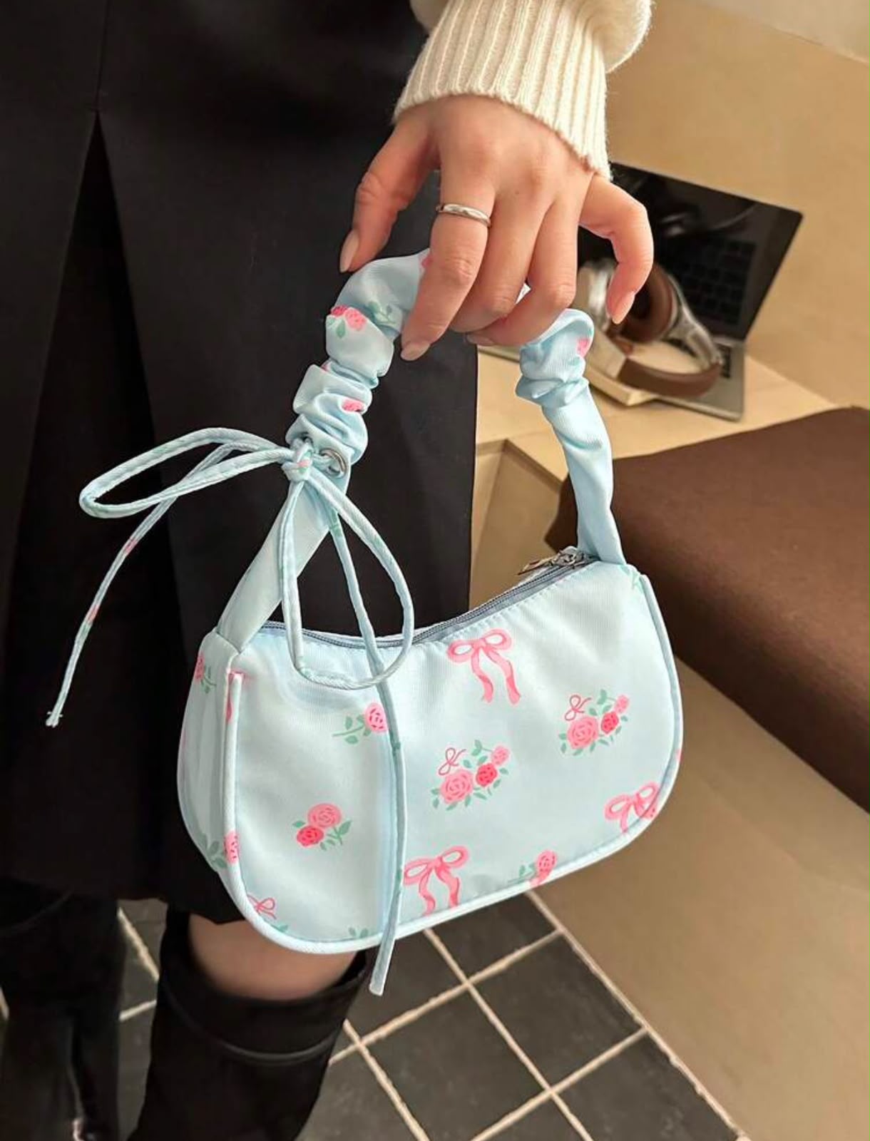 Nylon Drawstring Bag | Print Shoulder Bags