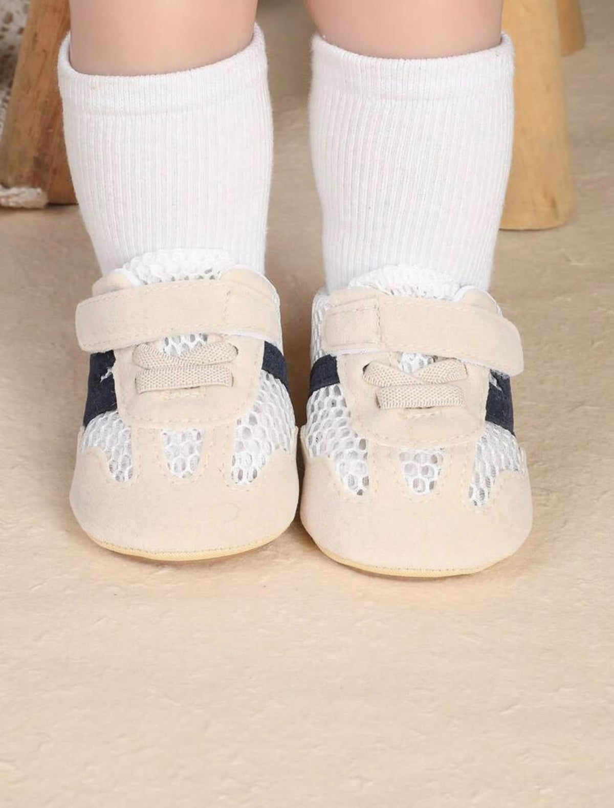 Baby Boy Mesh Walking Shoes | Soft Sole Non-Slip First Walker Shoes