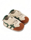 Baby Boy Sneakers | Green & Brown | 6–12 Months
