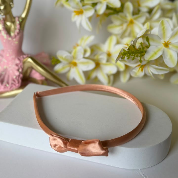 Champagne Bow Headband