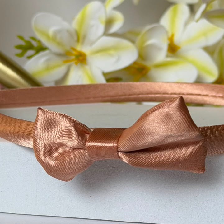 Champagne Bow Headband