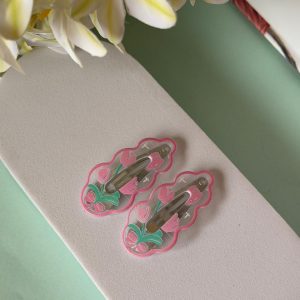 Tulip Snap Hair Clips