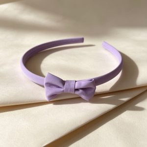 Pastel Lavender Bow Headband