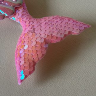 Pink Mermaid hair Clip
