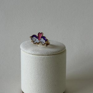 Unicorn Enamel Ring