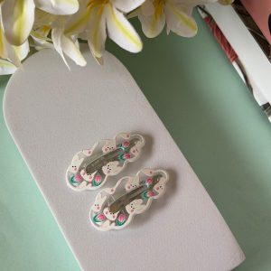 Bunny Snap Hair Clips