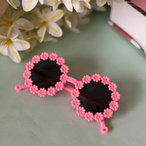 Pink Daisy Flower Sunglasses