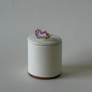 Running Unicorn Enamel Ring