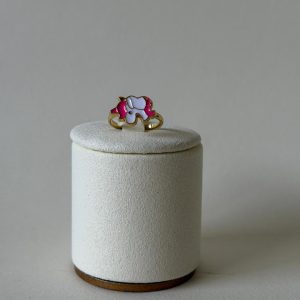 Chubby Unicorn Enamel Ring