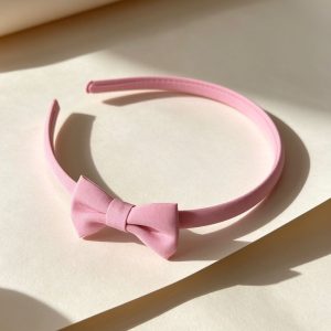 Pastel Pink Bow Headband