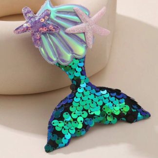 Green Mermaid Hair Clip